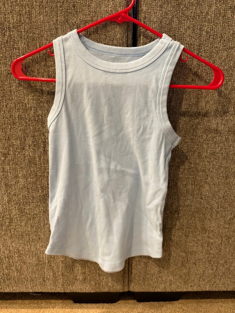 Women’s SO Light Blue Racerback Tank Top SIze XS